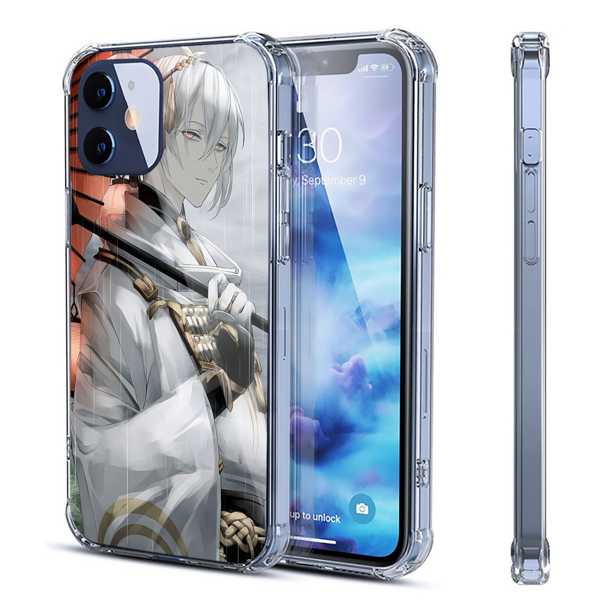 （画像用） 刀剣乱舞 Touken Ranbu 【iPhone 12シリーズ対応】透明スマホケース（クリアソフトケース）
